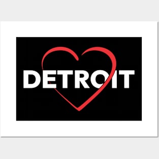 The Heart of Detroit Posters and Art